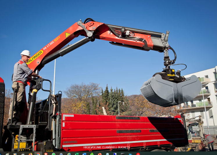 High Volume Clamshell Buckets